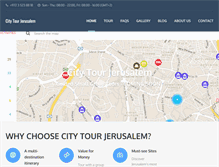 Tablet Screenshot of citytourjerusalem.com